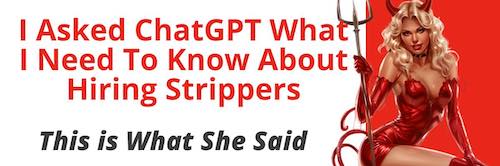 Bachelor Party planning with strippers